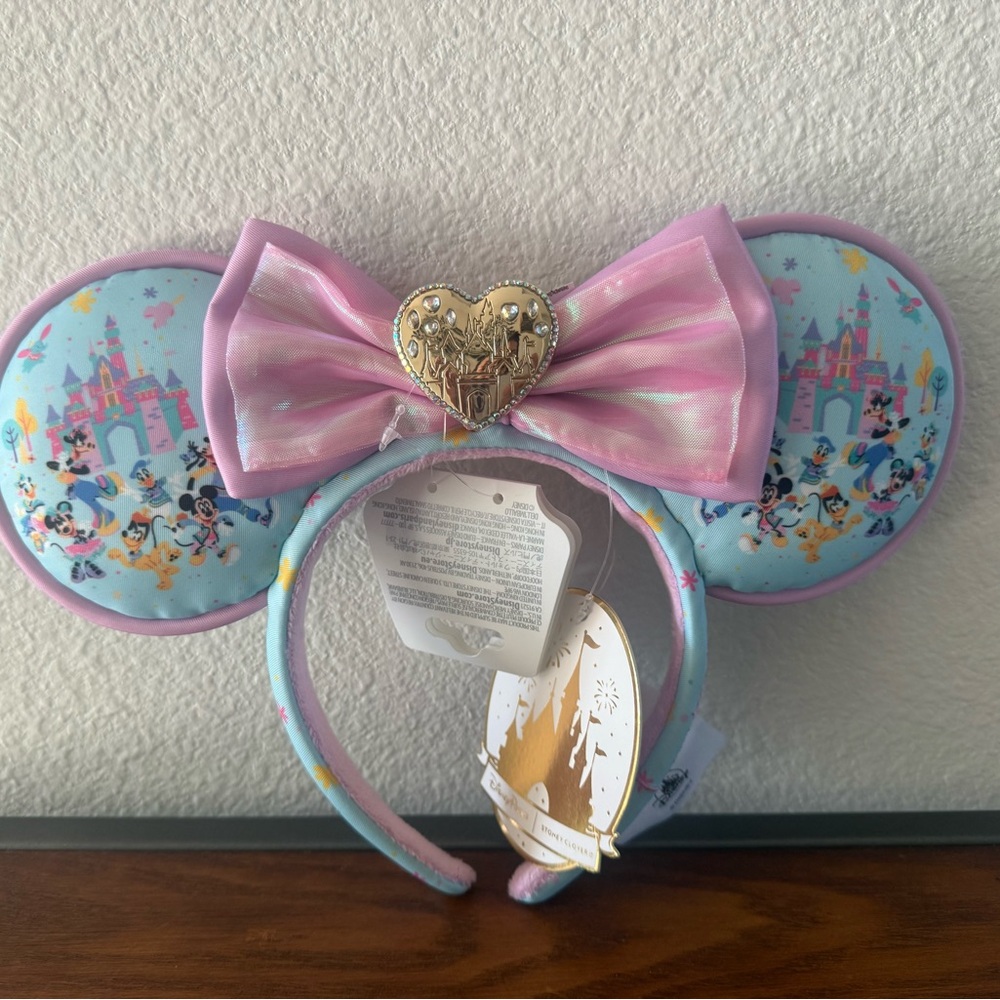 NWT Stoney Clover Lane Pink and Blue Disney Park Ears